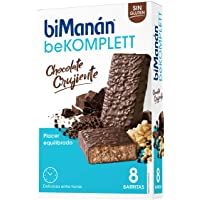 Los mejores  - biManán - beKOMPLETT - Placer Equilibrado - Barritas Chocolate Crujiente - 8uds 280 gr